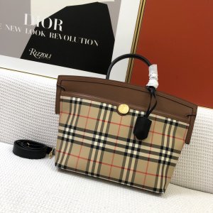 BURBERRY HANDBAG brown Monogram Patchwork