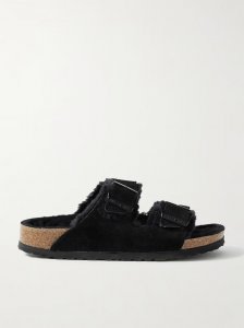 Arizona shearling-lined suede sandals