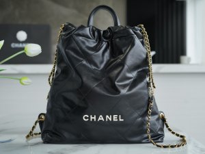 CHANEL backpack black