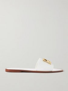 Bianca embellished leather slides