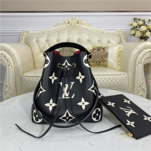 Louis Vuitton NeoNoe MM Monogram Empreinte Leather Black