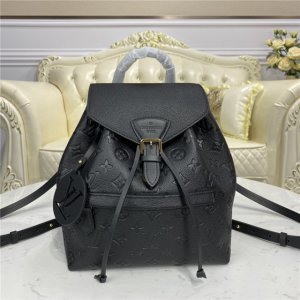 Louis Vuitton Montsouris Backpack Monogram Empreinte Black