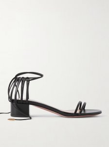 Straight to Heaven leather sandals