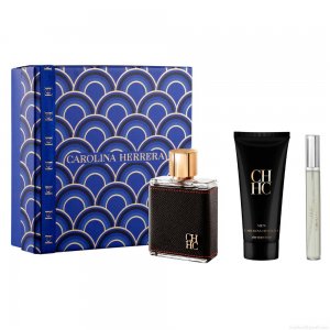 Kit Perfume Carolina Herrera Ch Men Masculino Eau de Toilette 100 ml + Pós-Barba 100 ml + Miniatura 10 ml