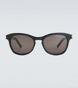 Saint LaurentRound-frame acetate sunglasses