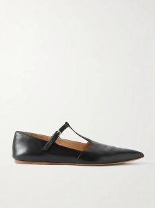 Lola Ballerina leather Mary Jane point-toe flats