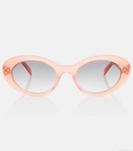 Celine EyewearTriomphe 01 oval sunglasses