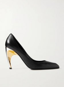 Armadillo leather pumps