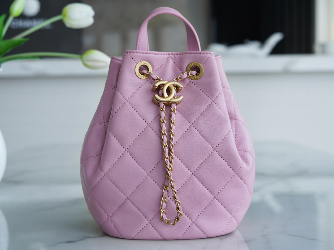 CHANEL backpack pink