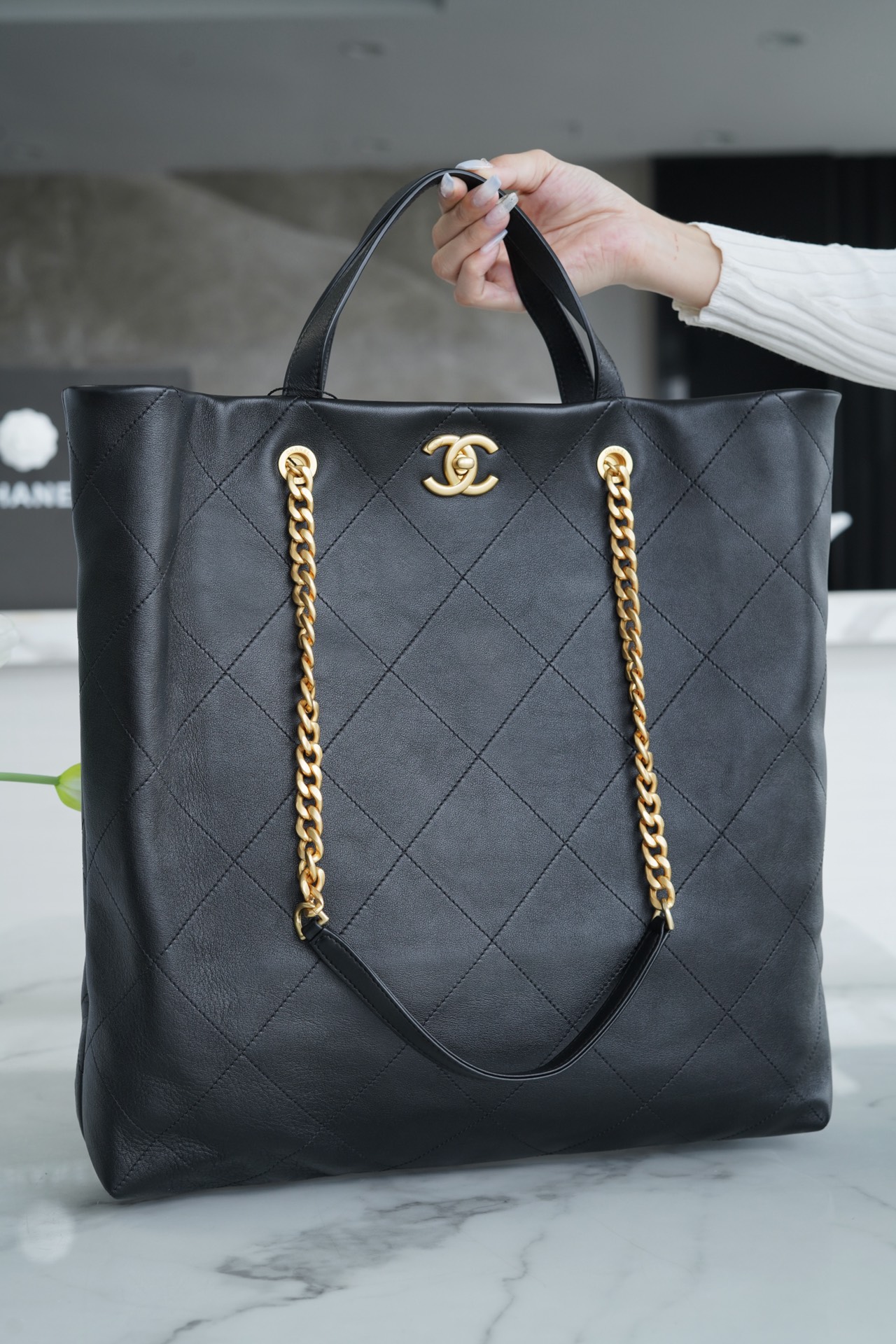 CHANEL handBag Black