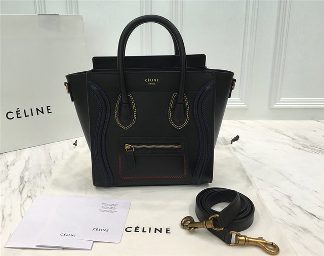 Celine Nano Luggage Double Stitching (Varied Colors)