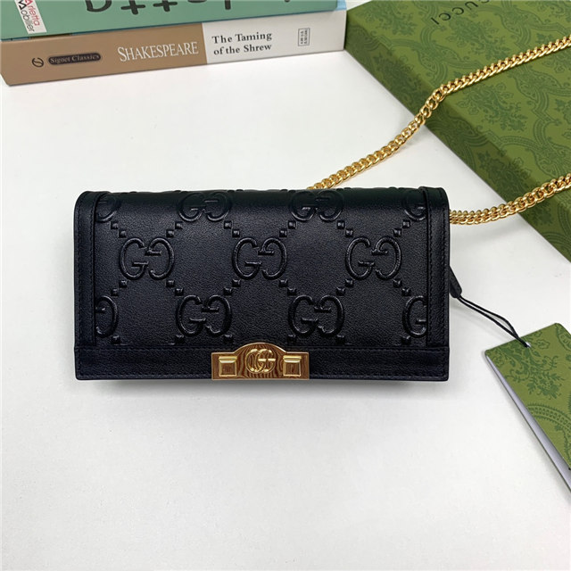 Gucci GG Wallet With Chain (Varied Colors)