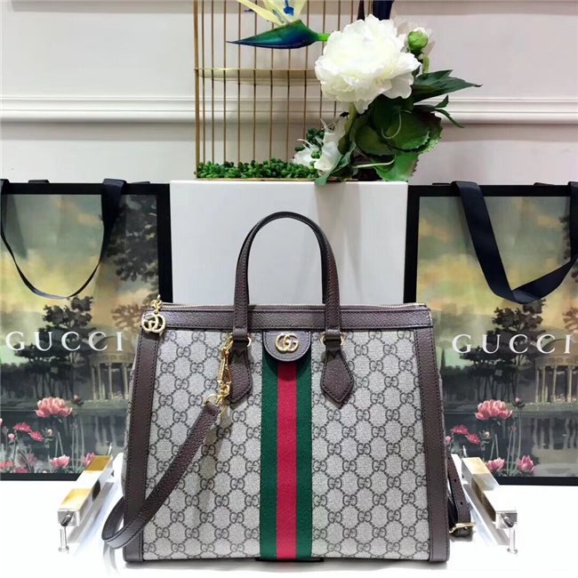 Gucci Ophidia GG Medium Top Handle Bags