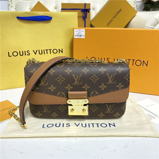 Louis Vuitton Marceau Chain Handbag Caramel