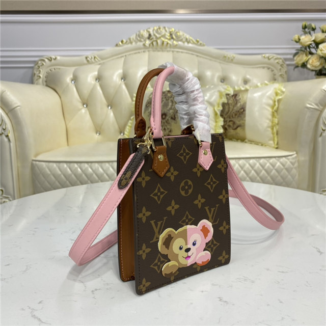 Louis Vuitton Petit SAC Plat Monogram Canvas Bear