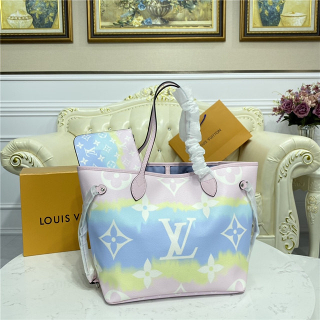 Louis Vuitton Escale Neverfull MM Pastel