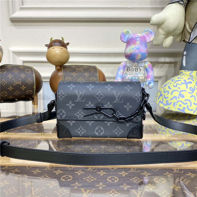 Louis Vuitton Steamer Wearable Wallet Monogram Eclipse Canvas