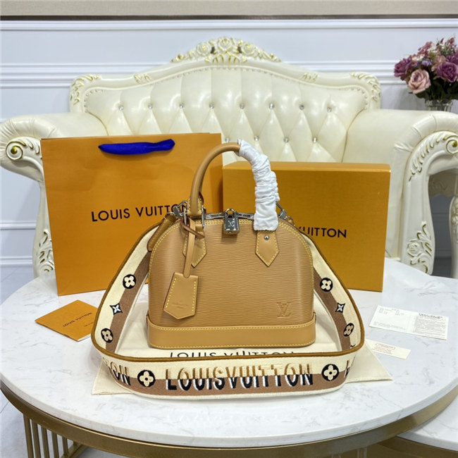 Louis Vuitton Alma BB Epi Leather Gold Honey