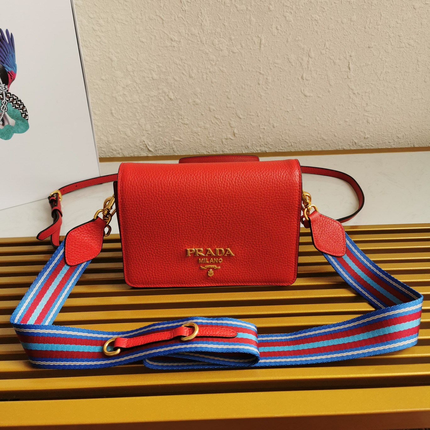 PRADA CROSSBODY BAG red