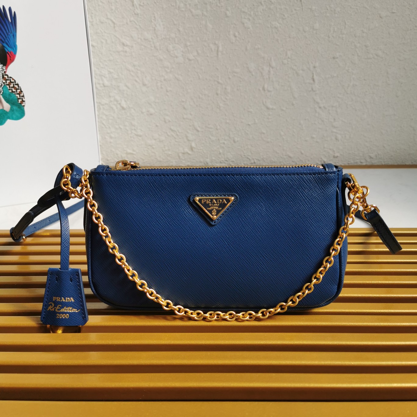 PRADA CROSSBODY BAG blue