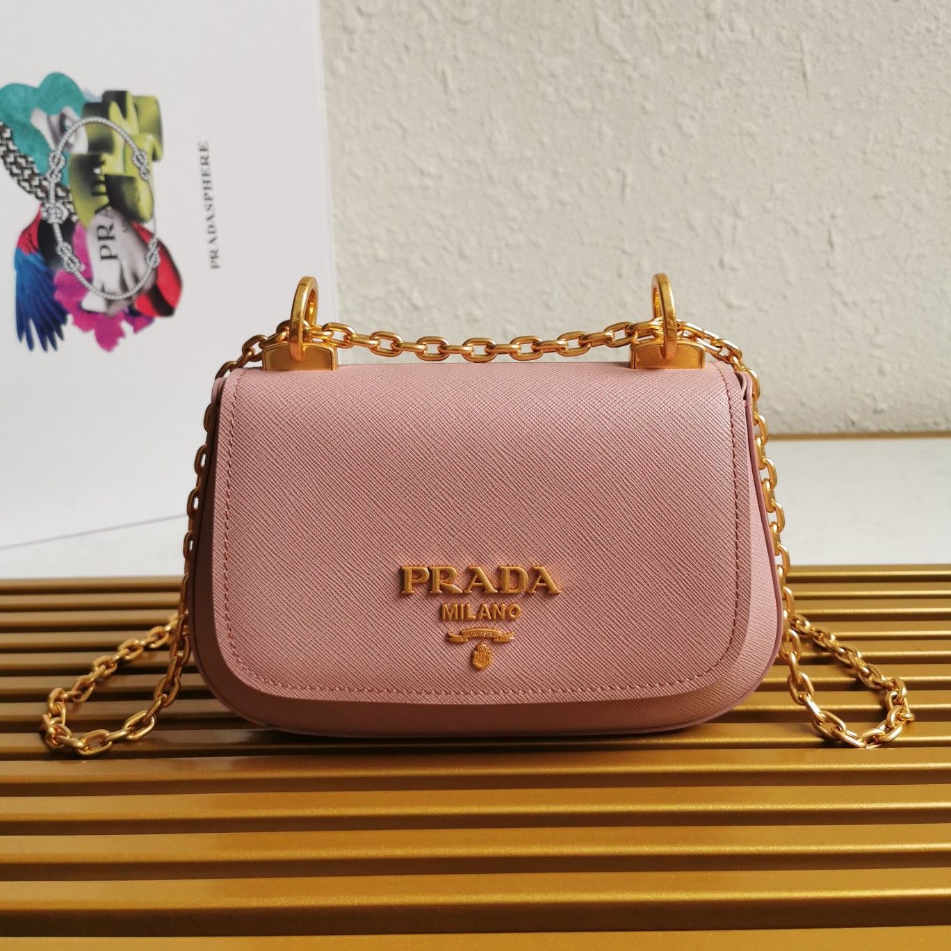 PRADA CROSSBODY BAG pink