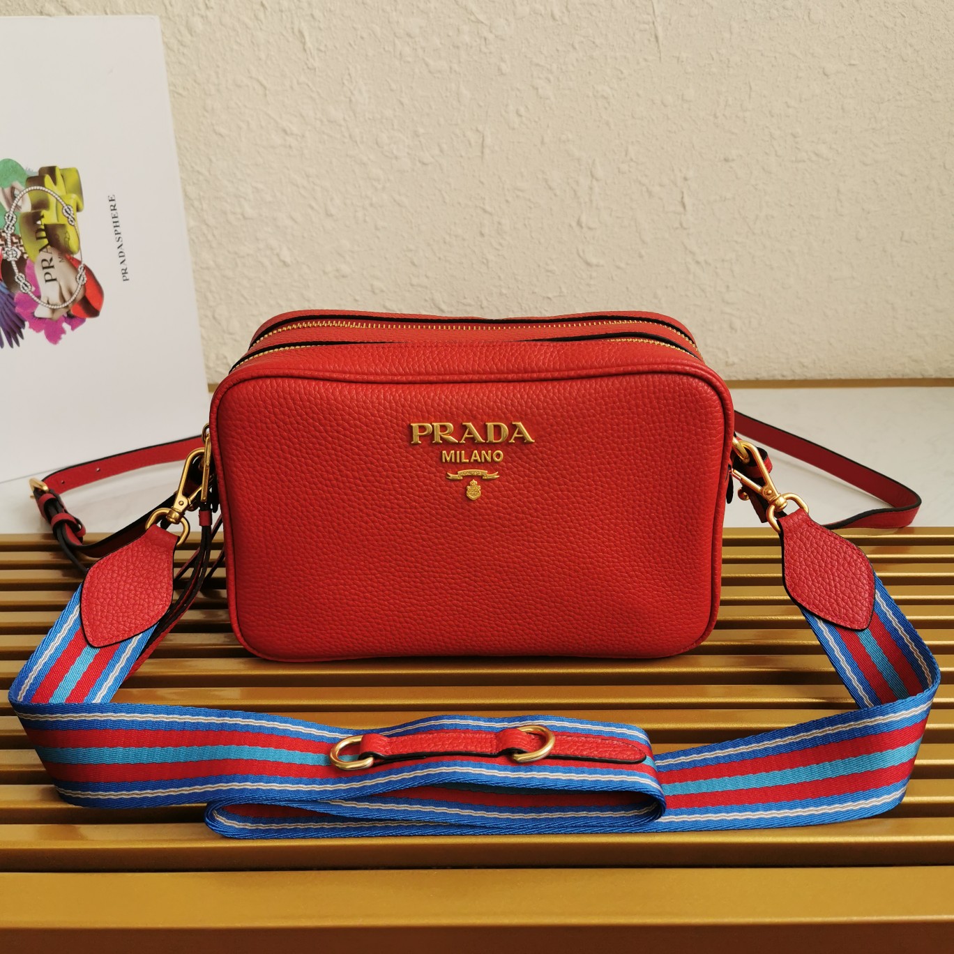 PRADA CROSSBODY BAG red