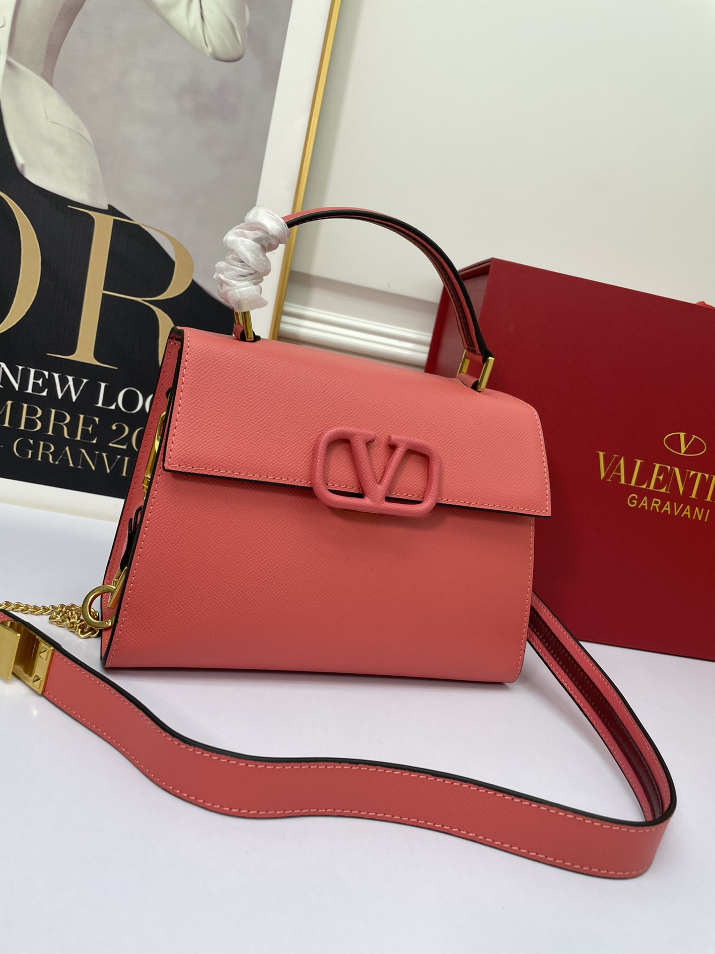 VALENTINO HANDBAG vermilion