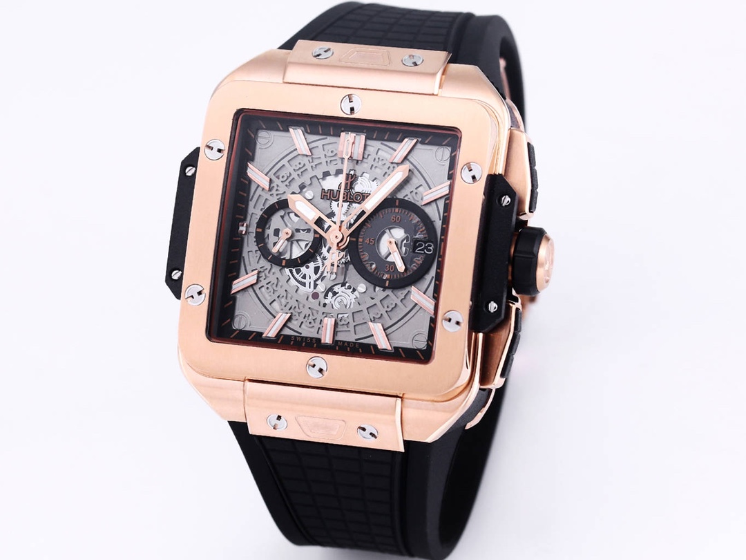 HUBLOT UBO Square Bang Unico Series Wristwatch