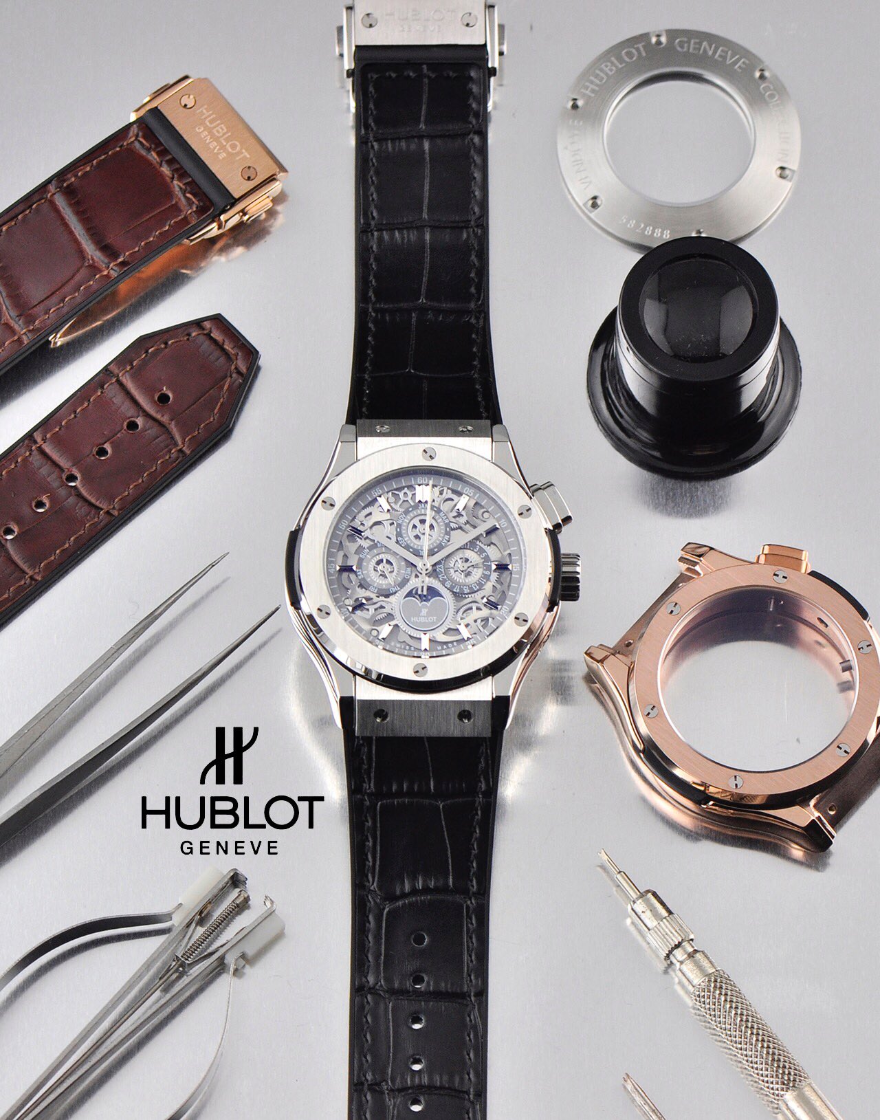 Hublot Classic Fusion Six Hands Skeleton Series