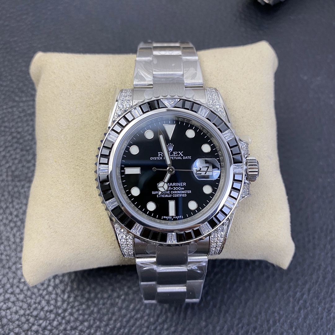 Rolex Submariner Series, Custom High-End Edition with Diamond Setting