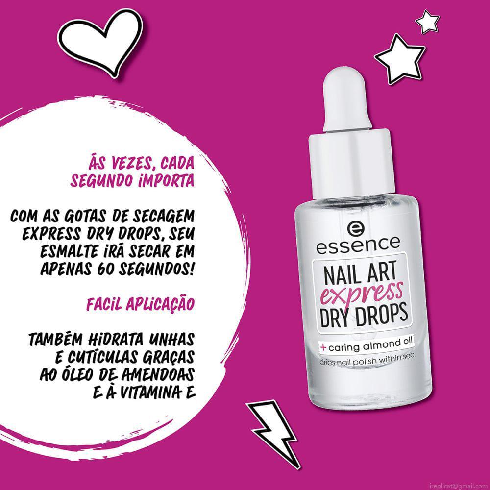 Óleo Secante Essence Dry Drops 8 ml