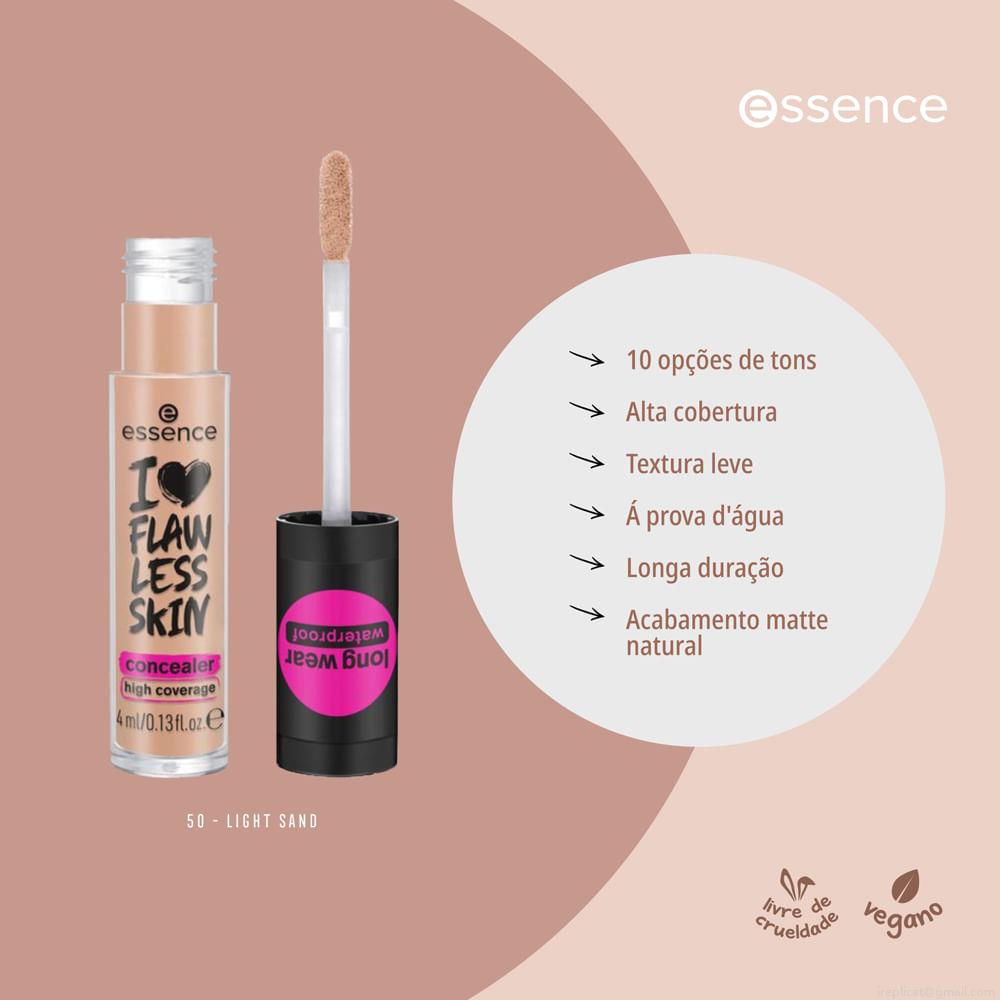 Corretivo Líquido I Love Flawless Skin Essence 50 Light Sand 4ml