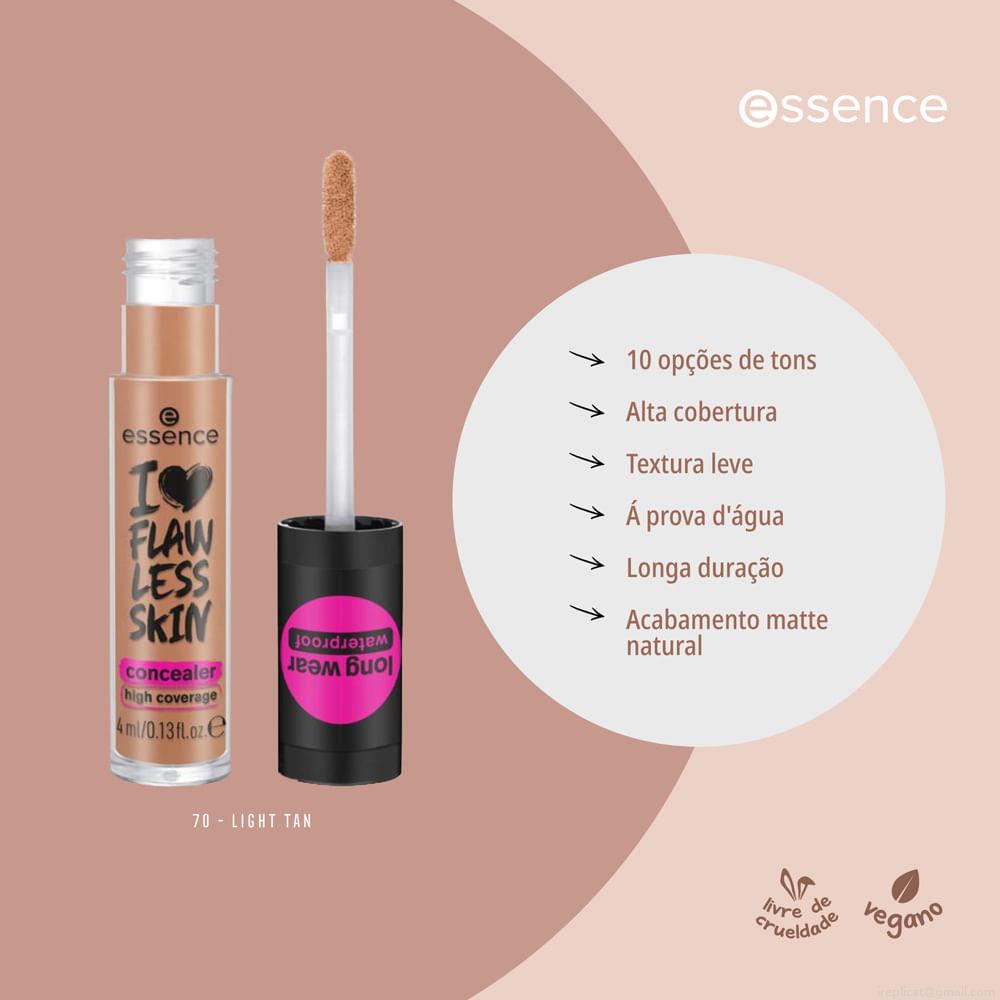 Corretivo Líquido I Love Flawless Skin Essence 70 Light Tan 4 ml