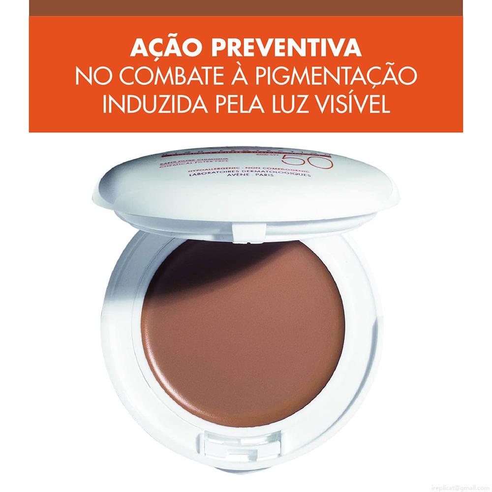 Base Compacta em Pó 2 em 1 Avène Haute Protection FPS 50 Doré 10 g