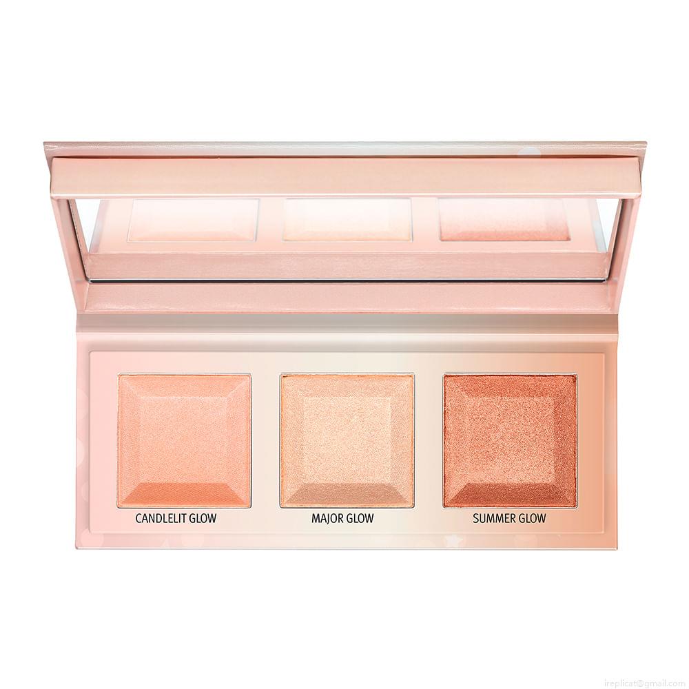 Paleta de Iluminador em Pó Essence Choose Your Glow 3 Shades