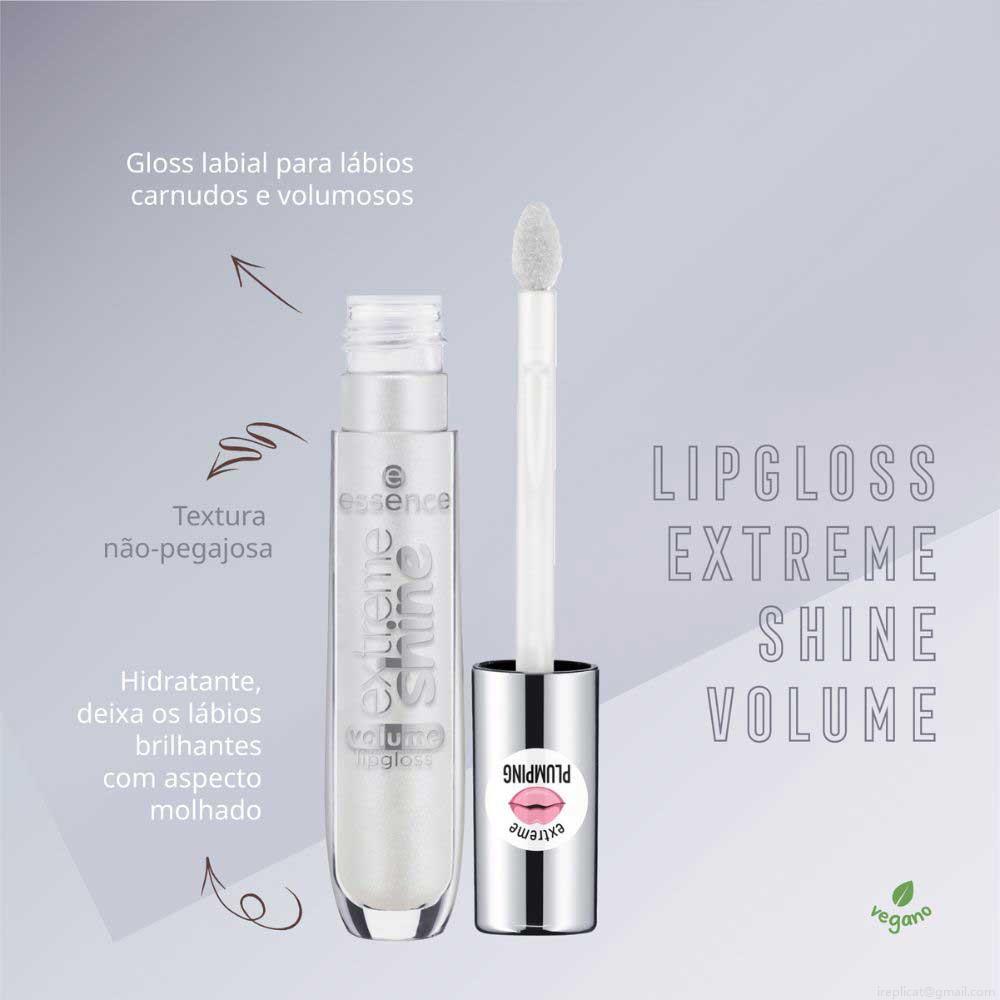 Gloss Labial Líquido Cintilante Essence Extreme Shine Volume 101 Milky Way 5 ml