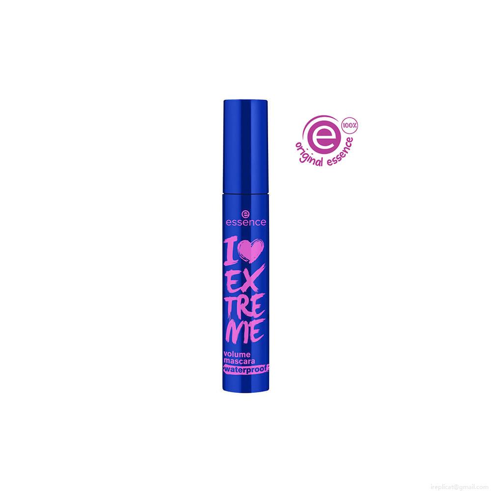 Máscara para Cílios de Volume À Prova D'Água Essence I Love Extreme Preto 12 ml