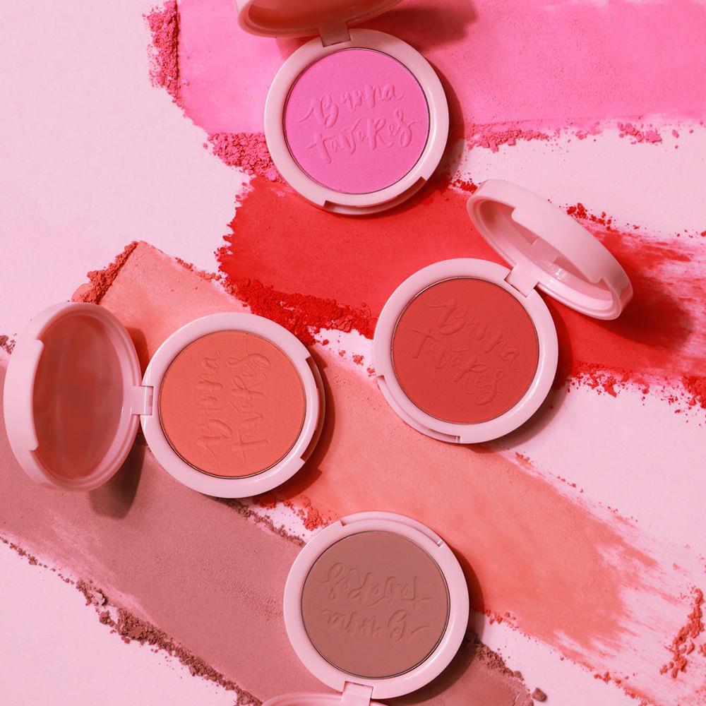 Blush Compacto em Pó Bruna Tavares BT Color Tulipa 5 g