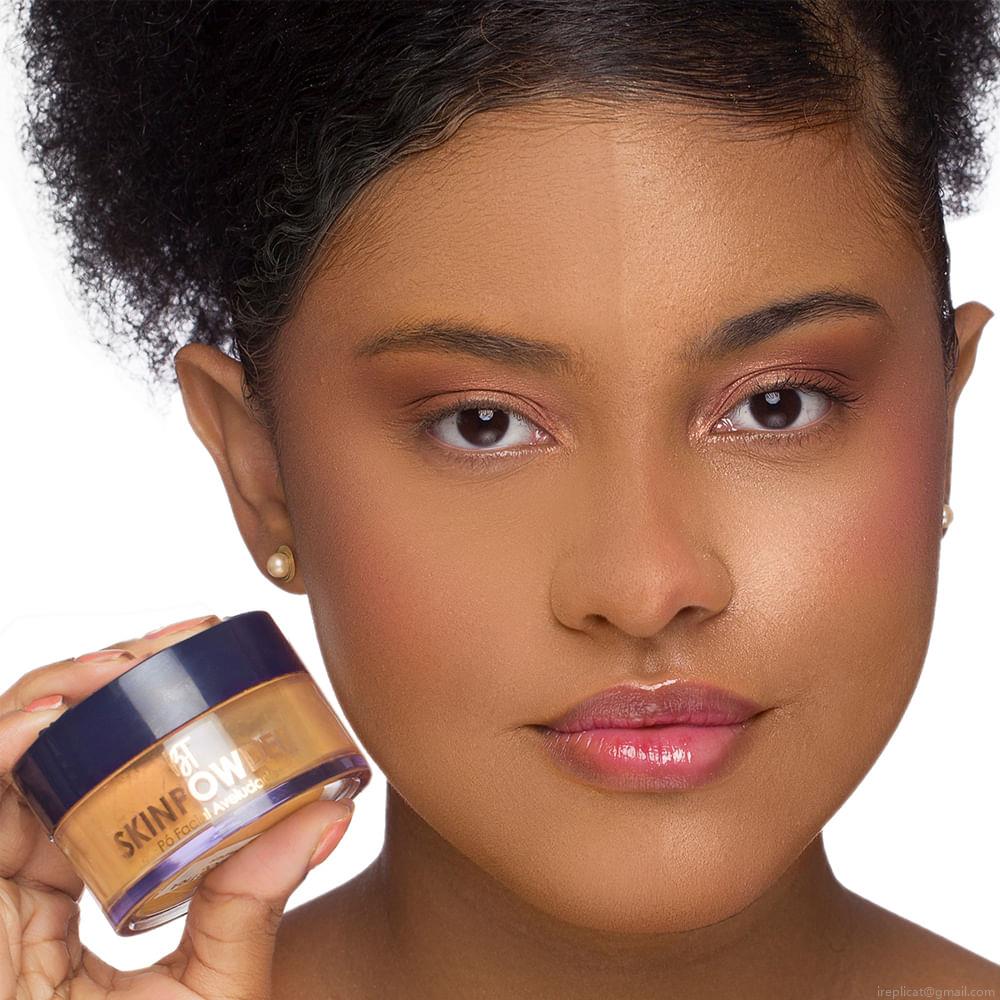 Pó Solto Aveludado Bruna Tavares BT Skinpowder Unique Amber 15 g