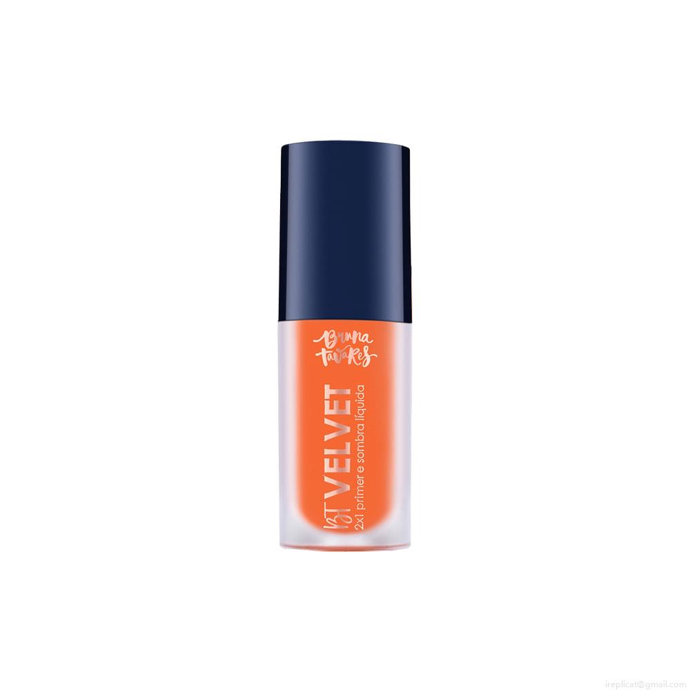 Sombra Líquida e Primer 2x1 Bruna Tavares BT Velvet Tangerine 6 ml