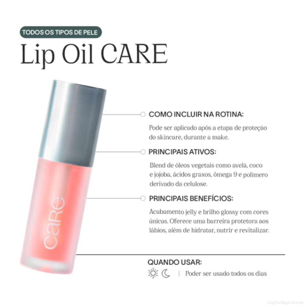 Lip Oil Care Natural Beauty Nude Pink 4,2 ml