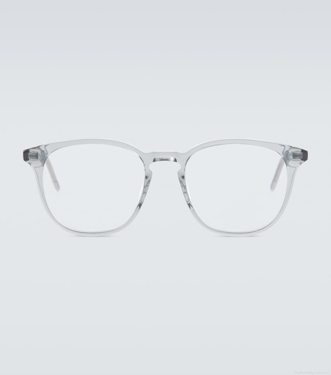 GucciRound acetate glasses