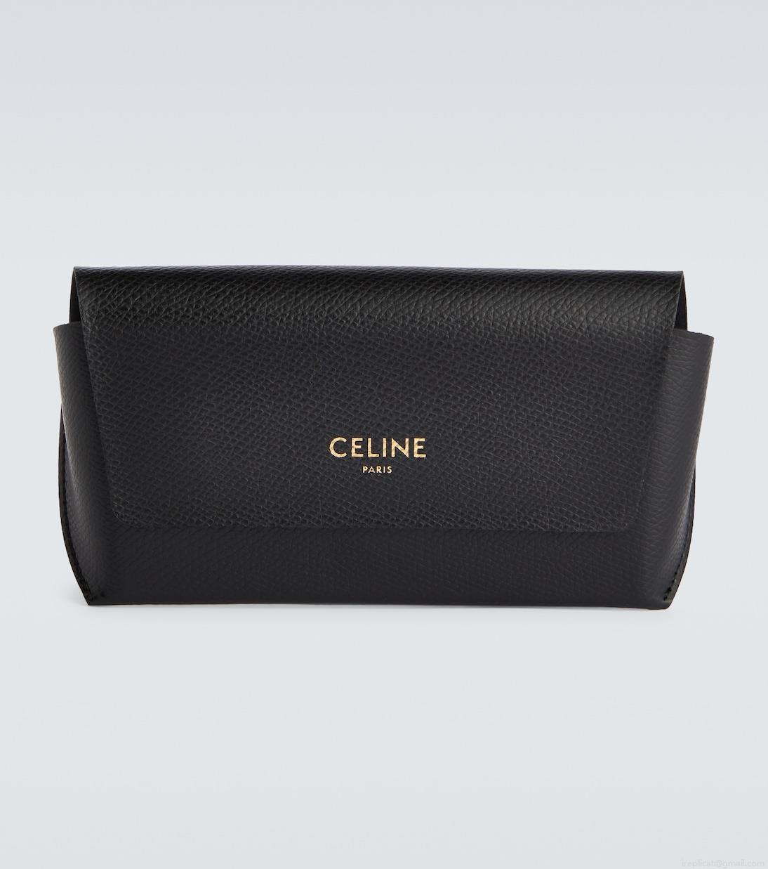 Celine EyewearRound-frame acetate glasses