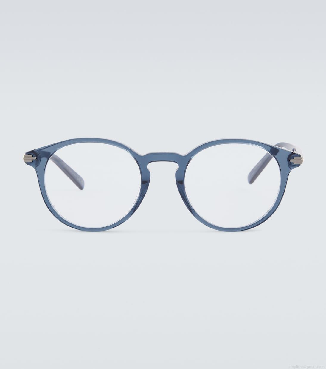 Dior EyewearDiorBlackSuitO R6I round glasses