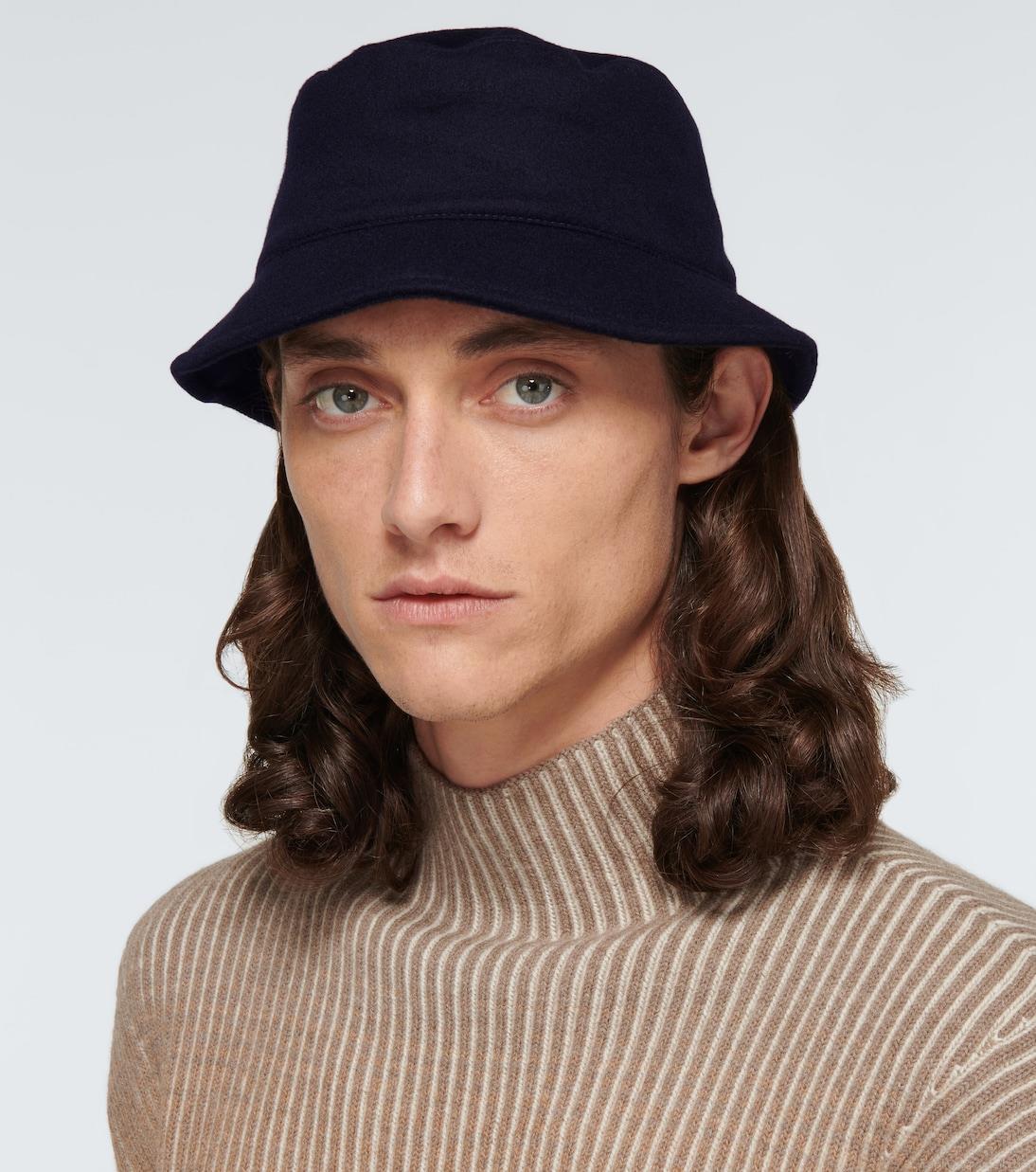 Loro PianaCashmere bucket hat