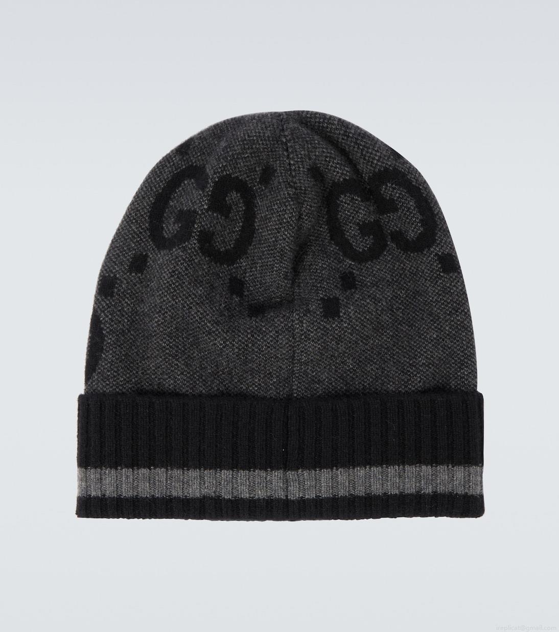 GucciGG knitted cashmere hat