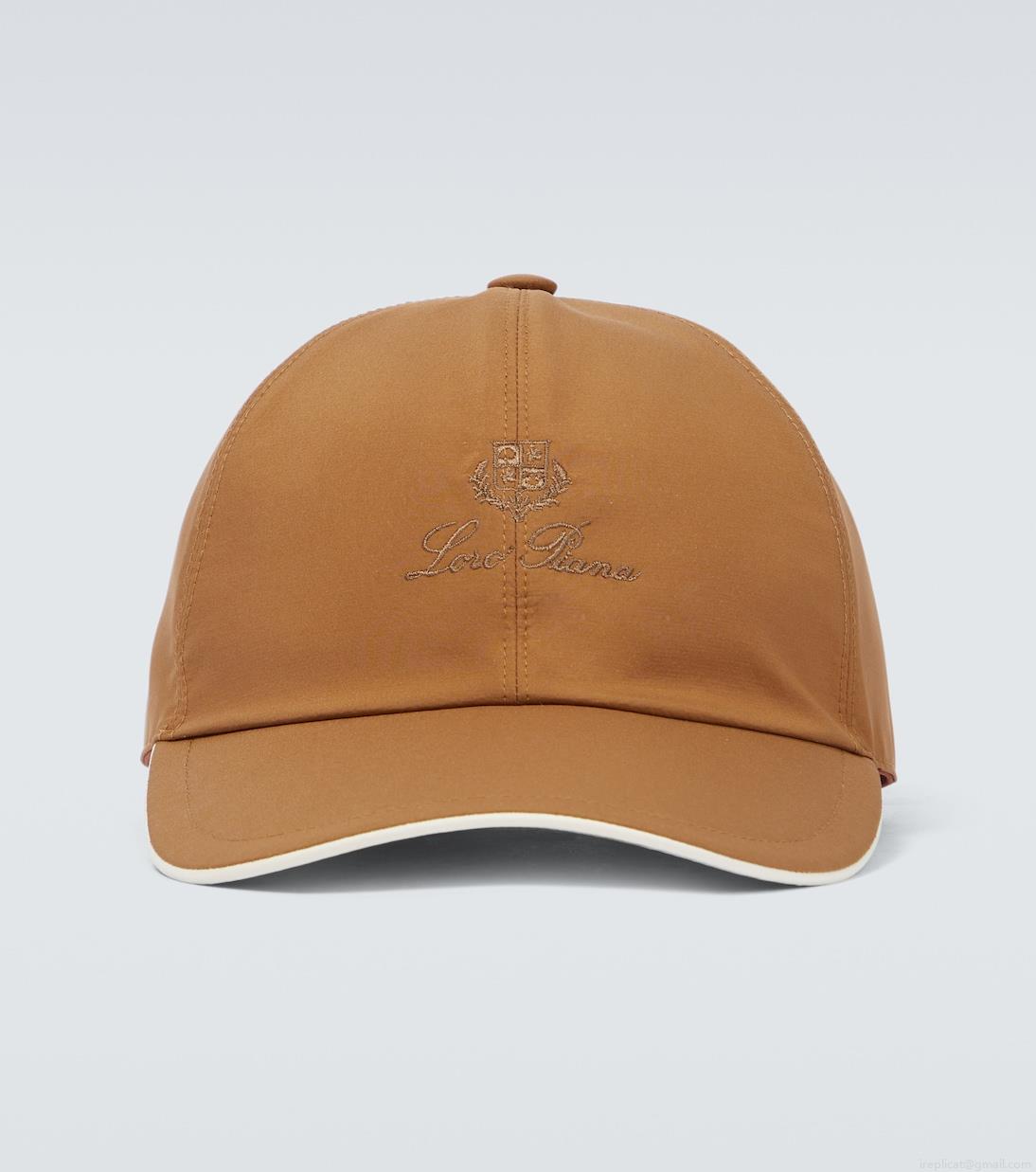 Loro PianaEmbroidered cap