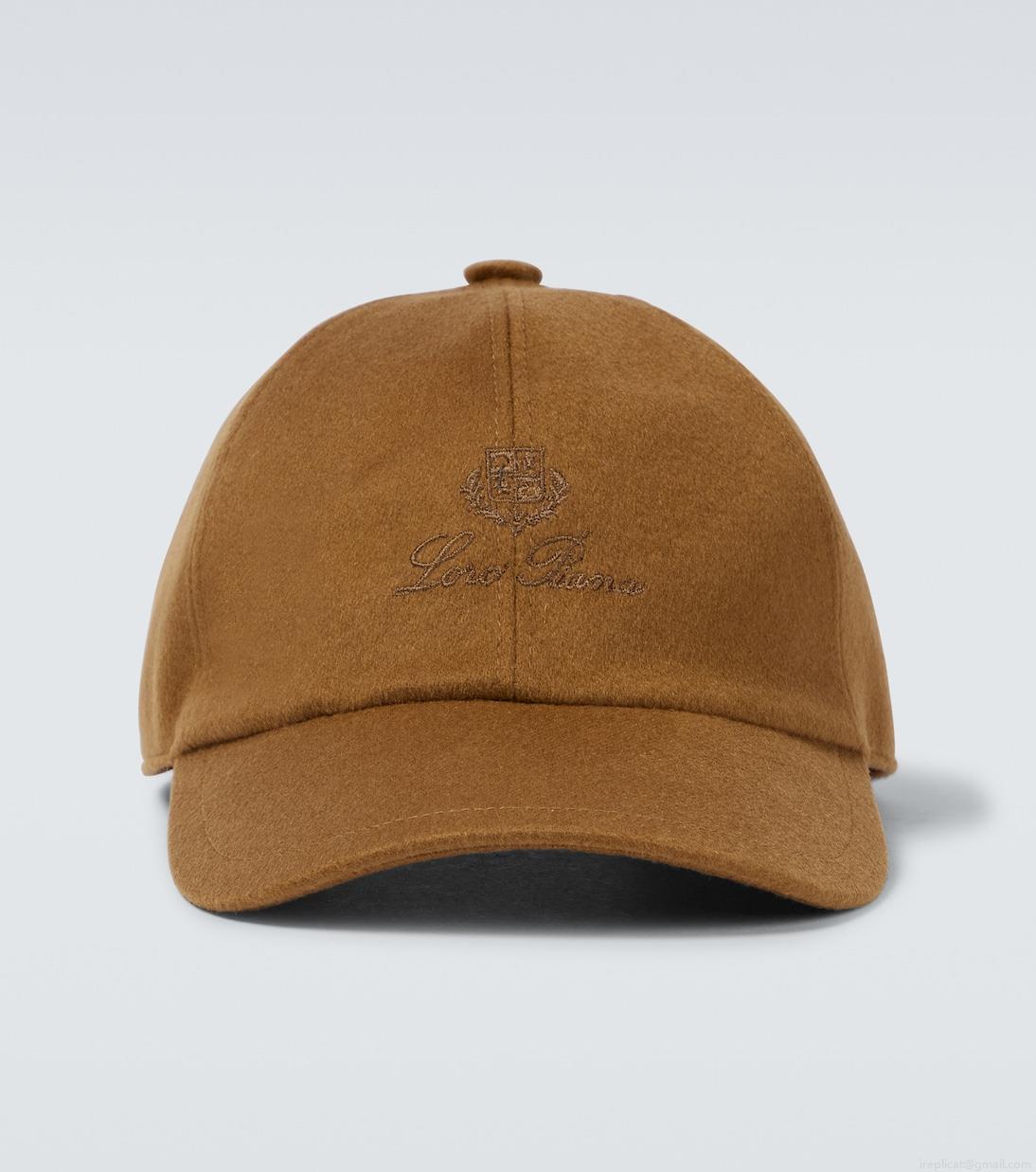 Loro PianaLogo cashmere baseball cap