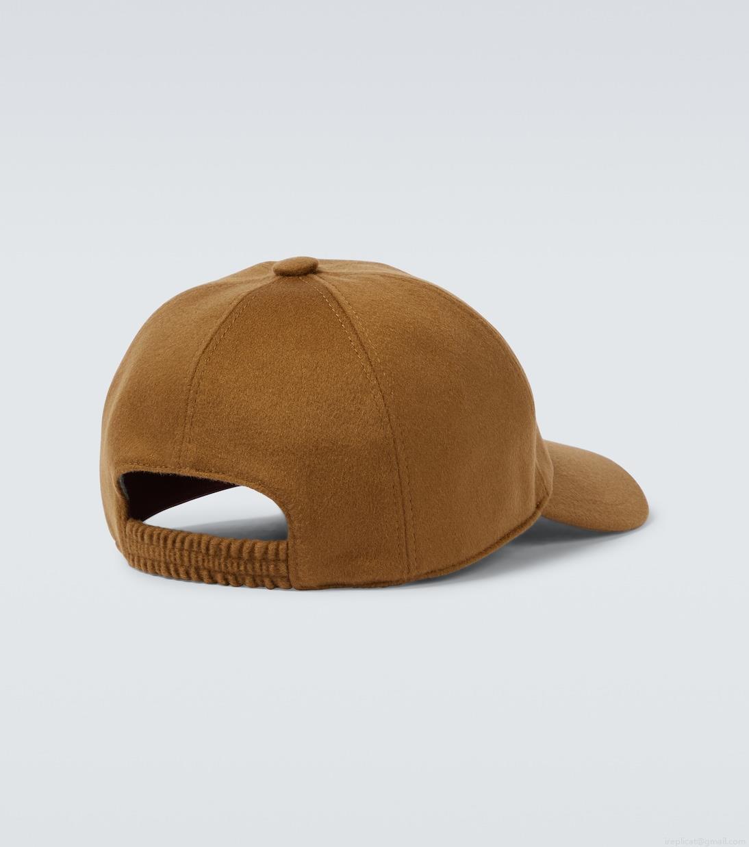 Loro PianaLogo cashmere baseball cap