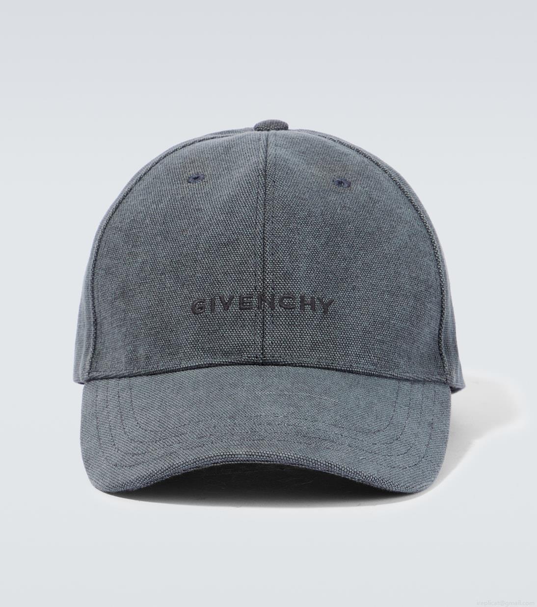 GivenchyEmbroidered cotton cap